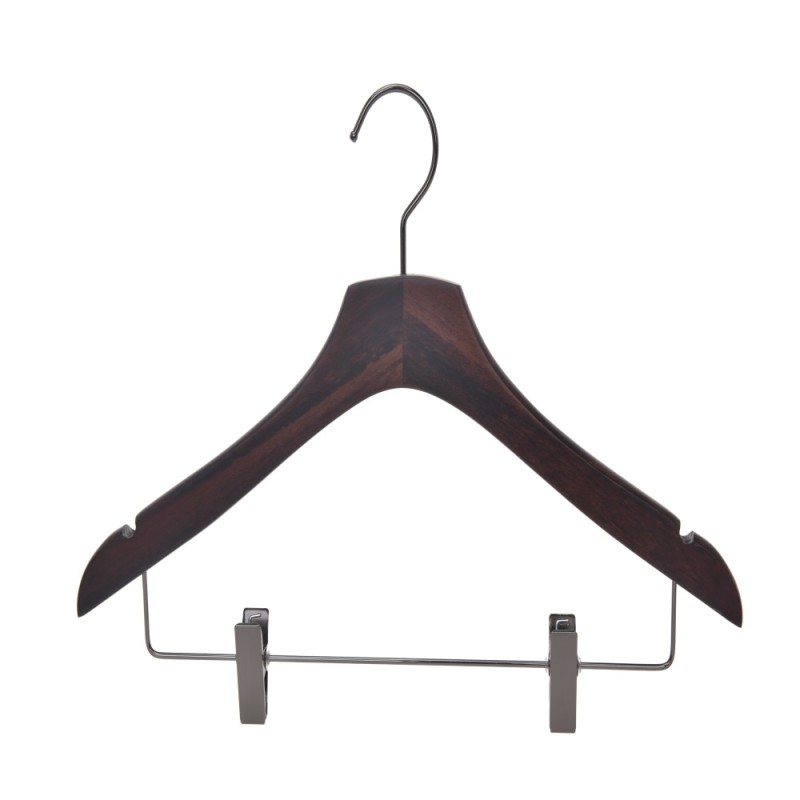Boutique exquisite luxury coat wooden hanger
