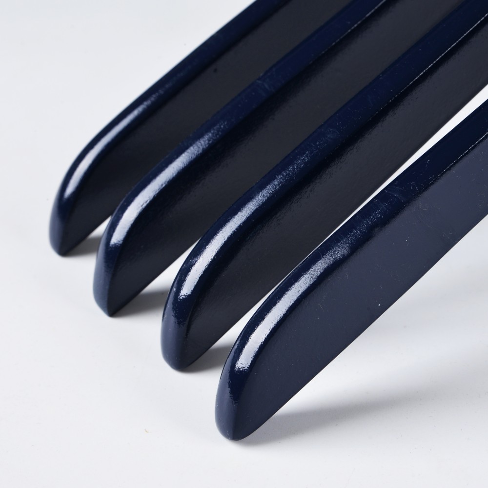 black wood hanger anti slip hangers