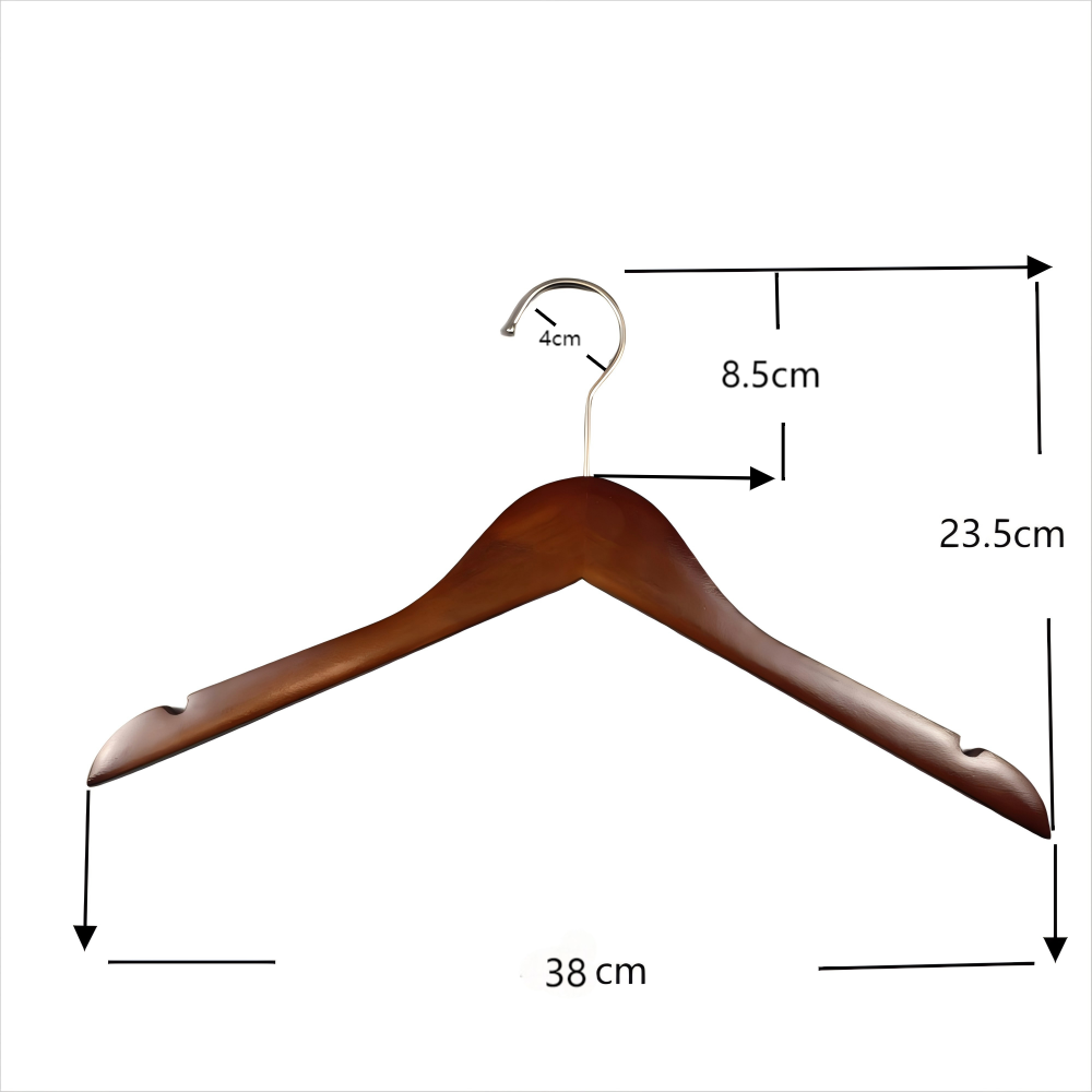 anti slip wooden bridal hangers for wedding