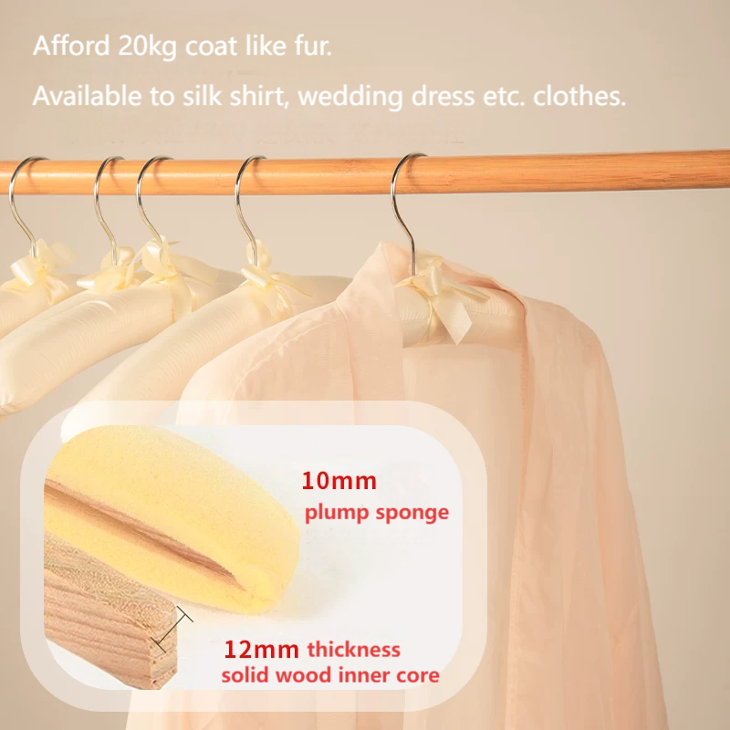 satin padded hangers 