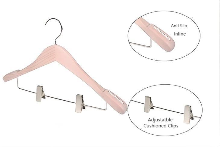 pant coat hanger with clips boutique
