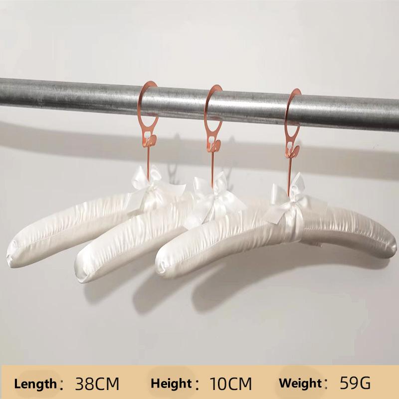 custom hotel anti theft padded hanger inspring