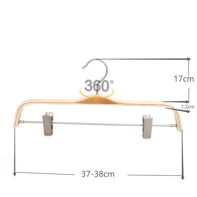 custom pant hanger with clips