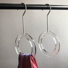 Custom color plastic scarf acrylic hanger for scarves