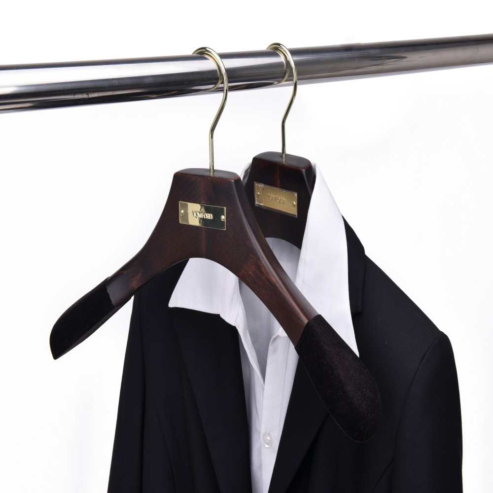 Custom boutique luxury wooden hangers
