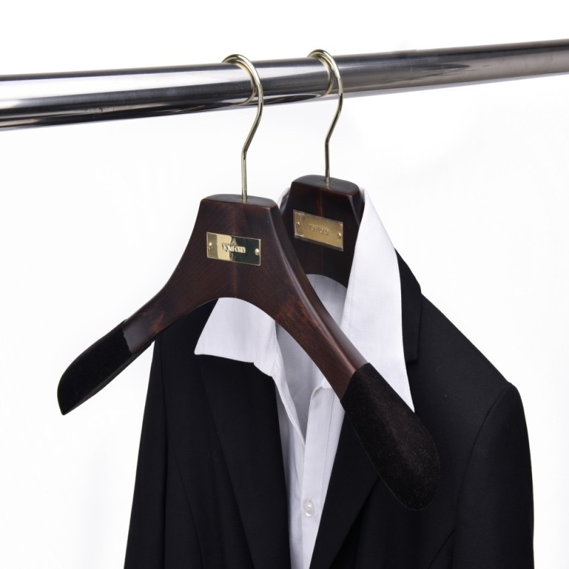 Custom boutique luxury wooden hangers