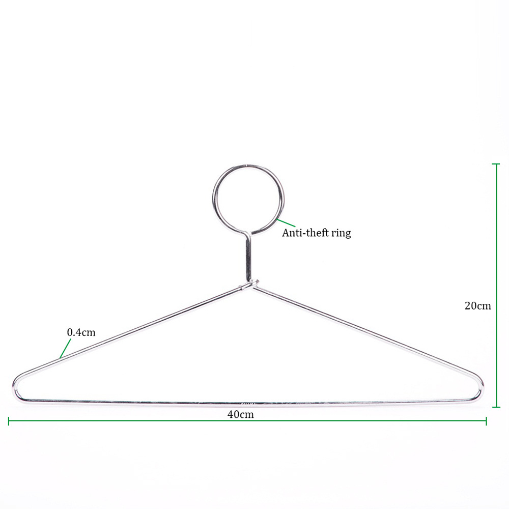 hotel anti theft stainless steel hangers wholesale