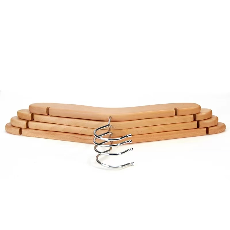 Kids custom wooden hangers baby clothes hanger