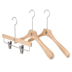 Custom branded cloth hanger for boutique