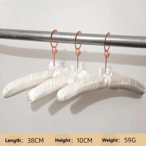 Inspring Hotel Custom Anti Theft Satin Clothes Hangers