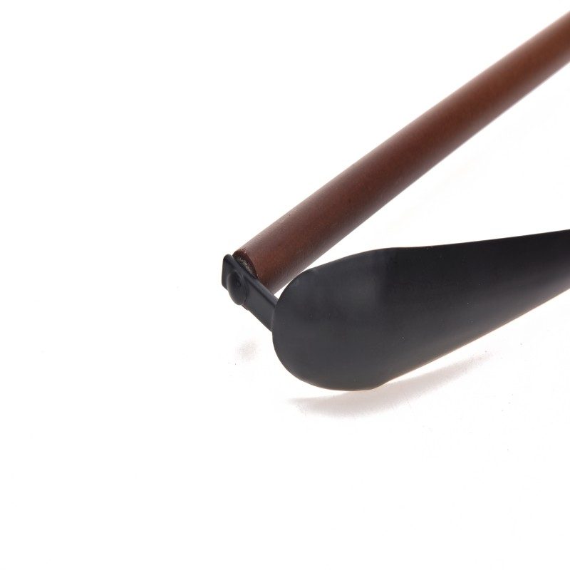 Metal Hangers Beech Wooden Bar Black hanger