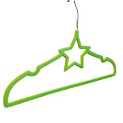 Flock hangers manufacturer velvet cloth baby adult hangers
