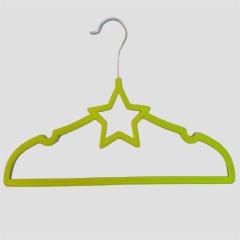 Flock hangers manufacturer velvet cloth baby adult hangers