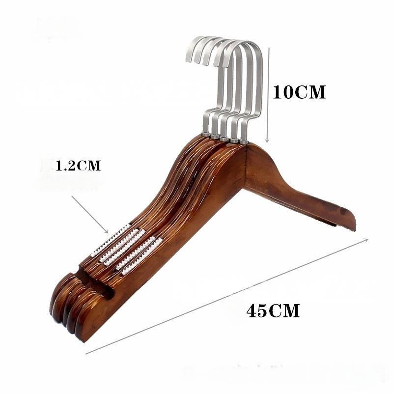 hotel supplies custom luxury wooden clothes hangers