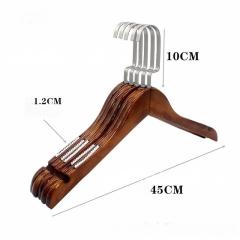 hotel supplies custom luxury wooden clothes hangers