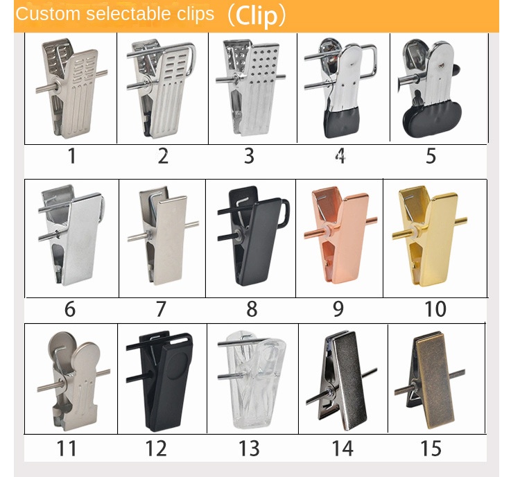 custom hanger clips
