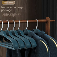 Wide shoulder plastic hangers colorful hanger