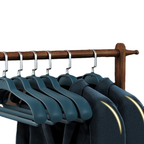 Wide shoulder plastic hangers colorful hanger