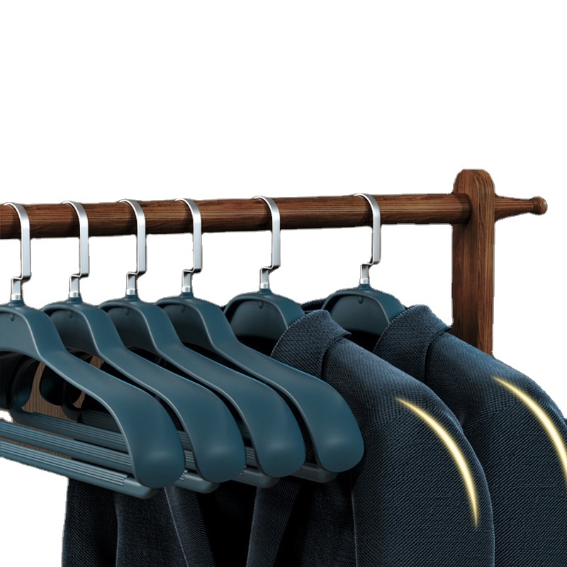 Wide shoulder plastic hangers colorful hanger