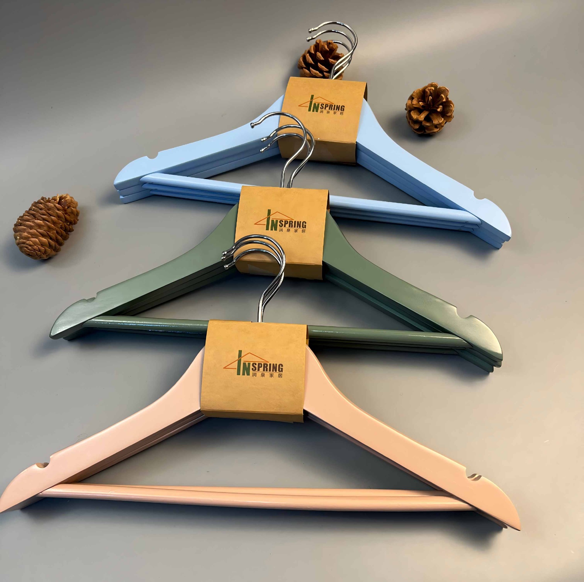 infant wooden hangers