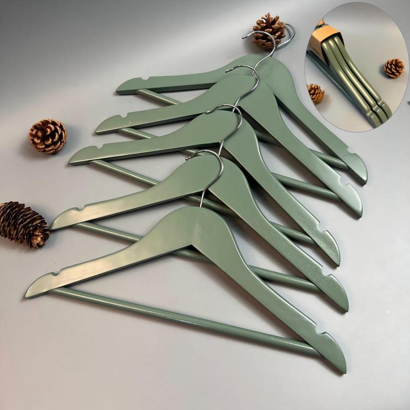 Childrens custom color wooden hangers