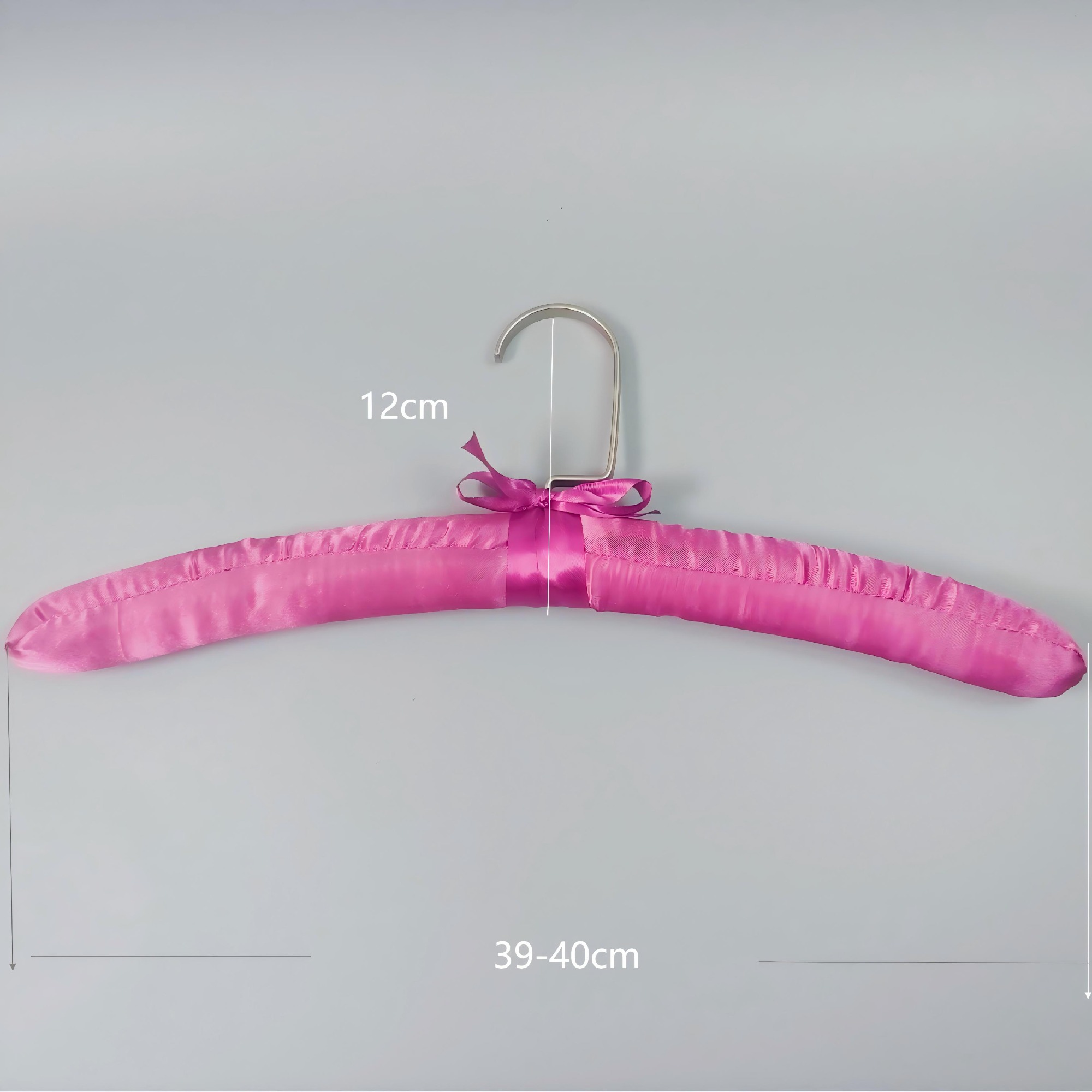 custom satin hanger