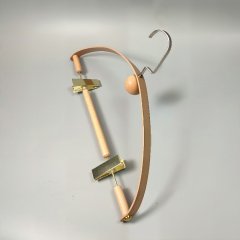 Leather Wide Shoulder Custom Coat Hanger