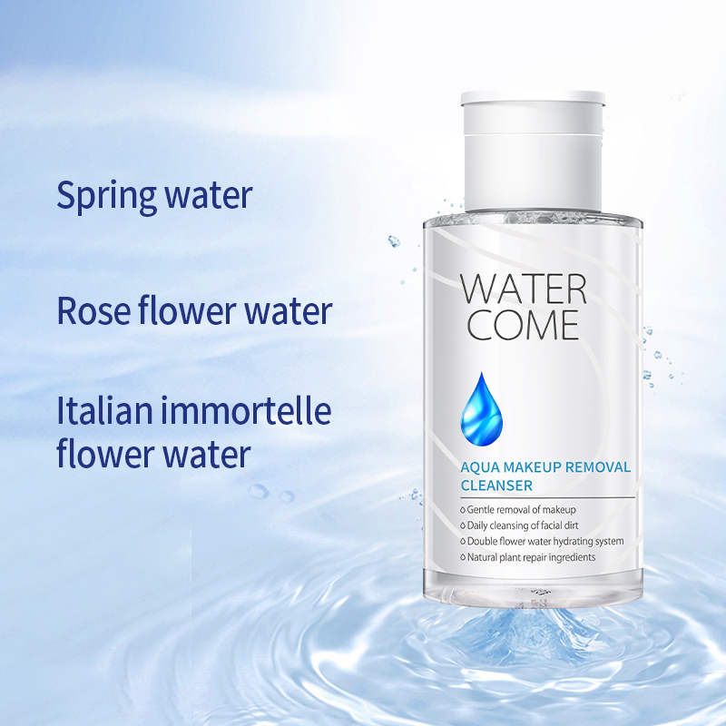 WATERCOME Certified cruelty-free fluid makeup remover Private Label Liquid Gentle Cleansing Face Make Up Remover