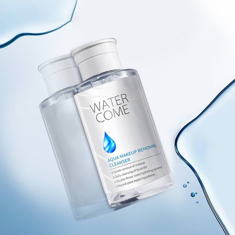 WATERCOME Certified cruelty-free fluid makeup remover Private Label Liquid Gentle Cleansing Face Make Up Remover