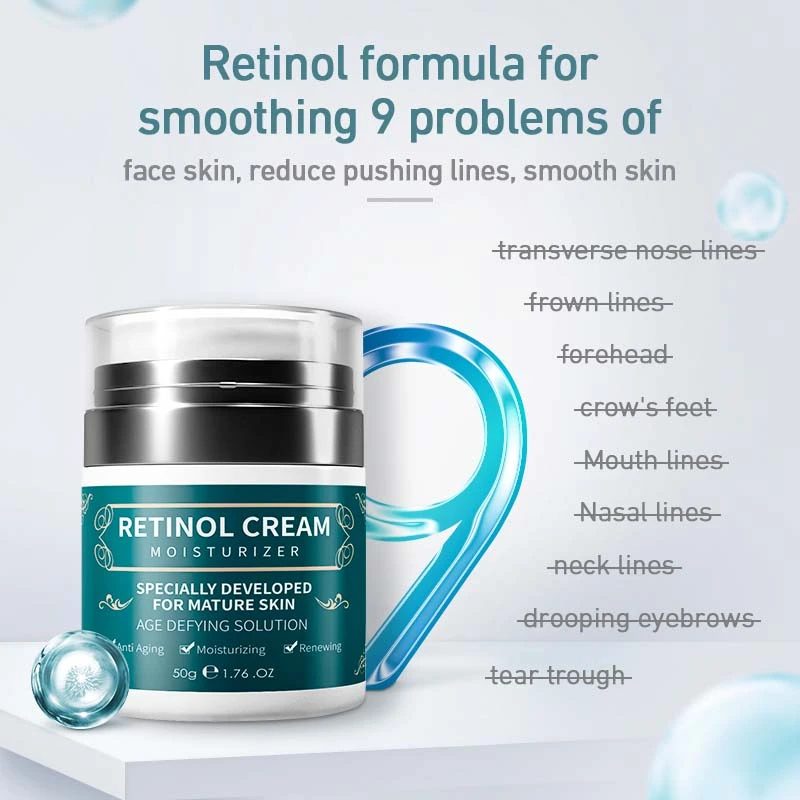 WATERCOME Wholesale Hot Sale High Quality Moisturizer Cream Anti-aging Anti-wrinkle Retinol Cream