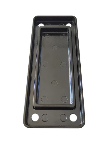 Aluminum Die-Cast Rear Panel for Industrial and Control Equipment