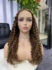 Luke Hair Highlight Deep Wave Wigs