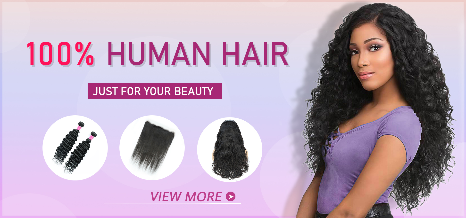 100% human hair