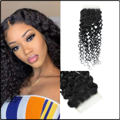 Luke Hair 4x4 Transparent Lace Jerry Curly Closure