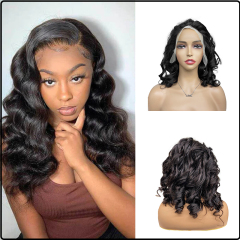 Luke Hair Transparent Lace Custom Made 13x4 Loose Wave wigs