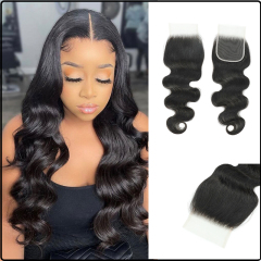 Luke Hair 4x4 Transparent Lace Body Wave Closure