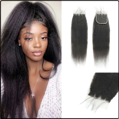 Luke Hair 5x5 Transparent Kinky Straight Closure