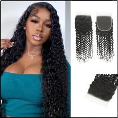 Luke Hair 5x5 Transparent Lace Italian Curly Closure