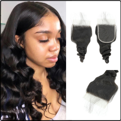 Luke Hair 5x5 Transparent Loose Wave Closure