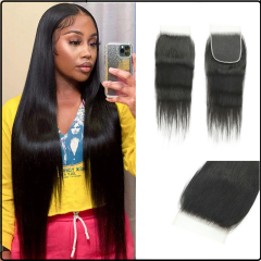 Luke Hair 5x5 Transparent Straight Closure