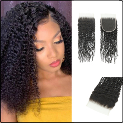 Luke Hair 5x5 Transparent Kinky Curly Closure