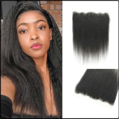 Luke Hair 13x4 HD Lace Kinky Straight Frontal