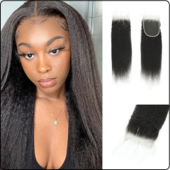 Luke Hair Lace 4x4 HD Lace Kinky Straight Closure