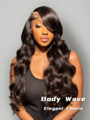 Premium Wave 200% density HD 5X5 13X4 frontal glueless wig