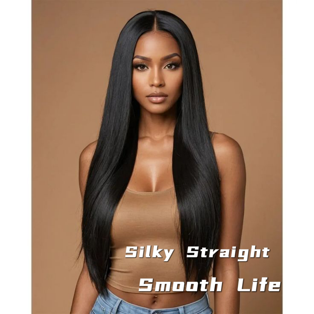Premium Straigth 200% density HD 5X5 13X4 frontal glueless wig