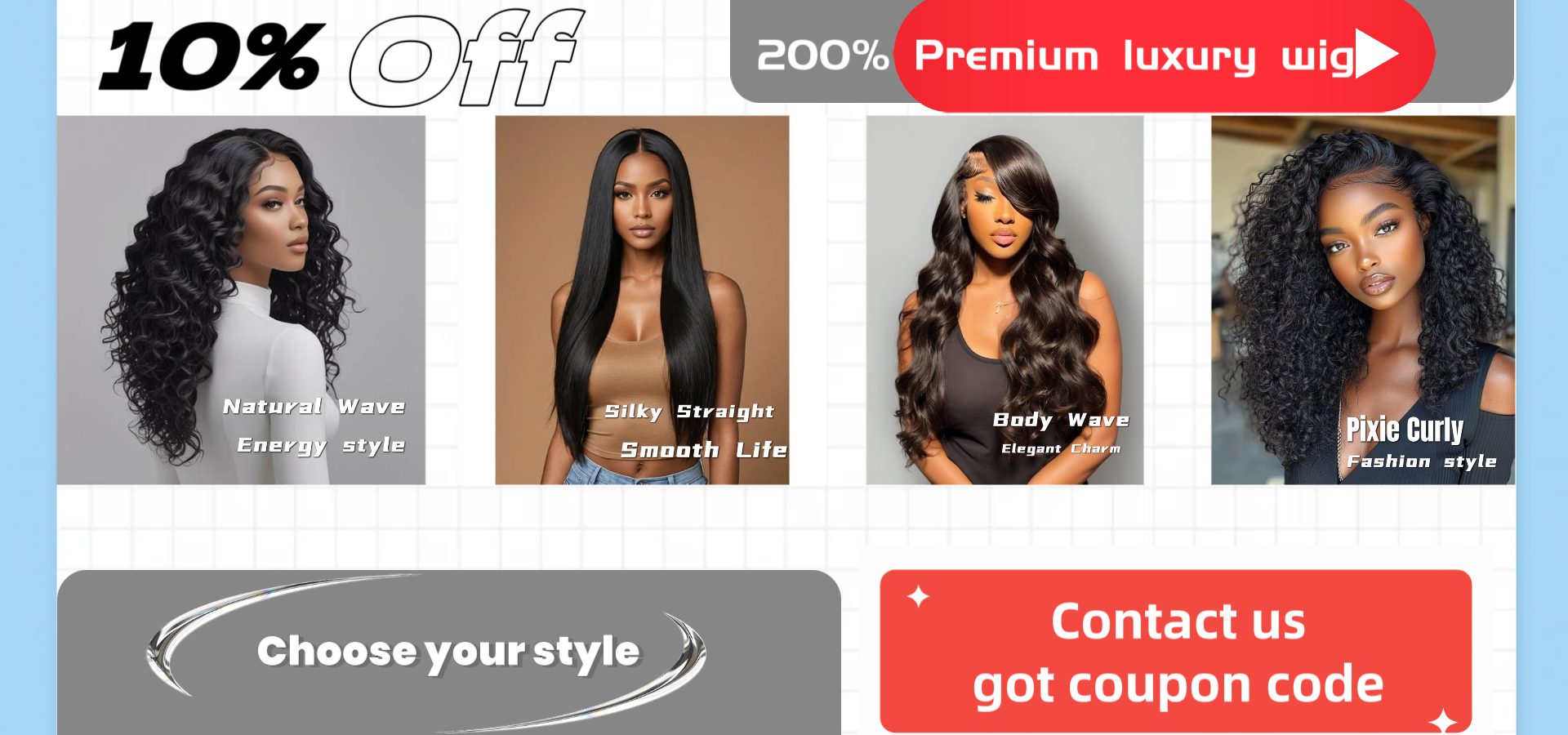 Premium Wig Promotion