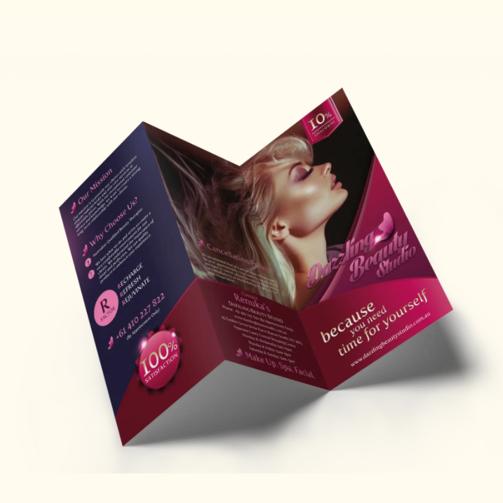 Standard Brochure-Trifold A4-210 X 297mm