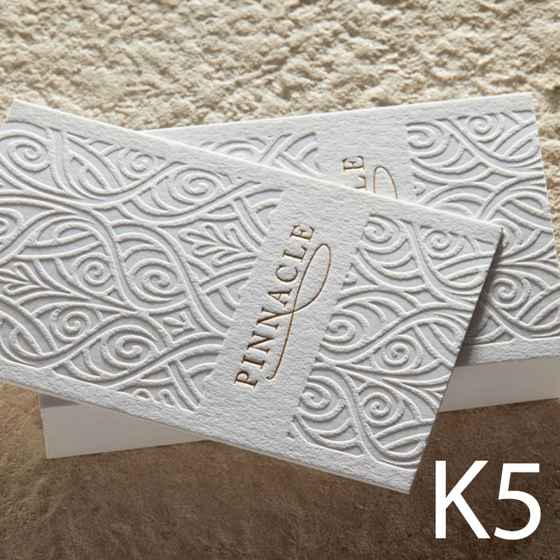 k5 Top private custom business cards special paper cotton card From200pcs