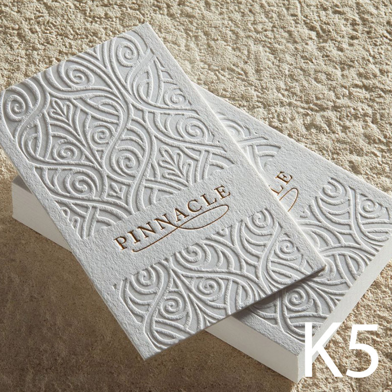 k5 Top private custom business cards special paper cotton card From200pcs