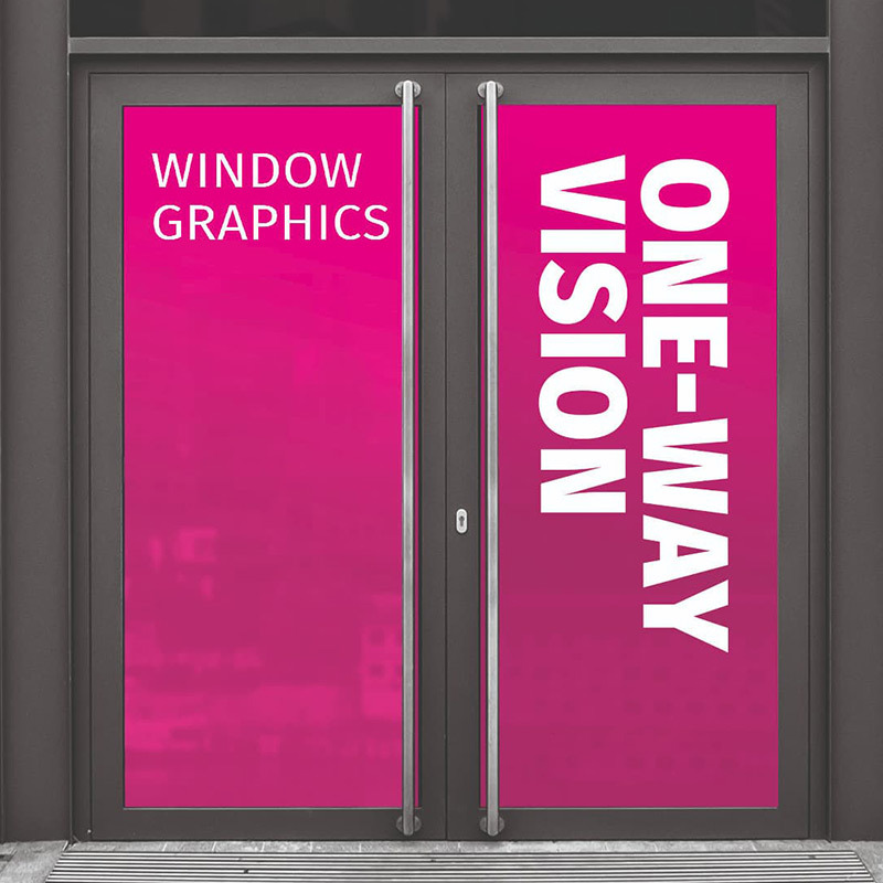 One Way Vision Glass Sticker